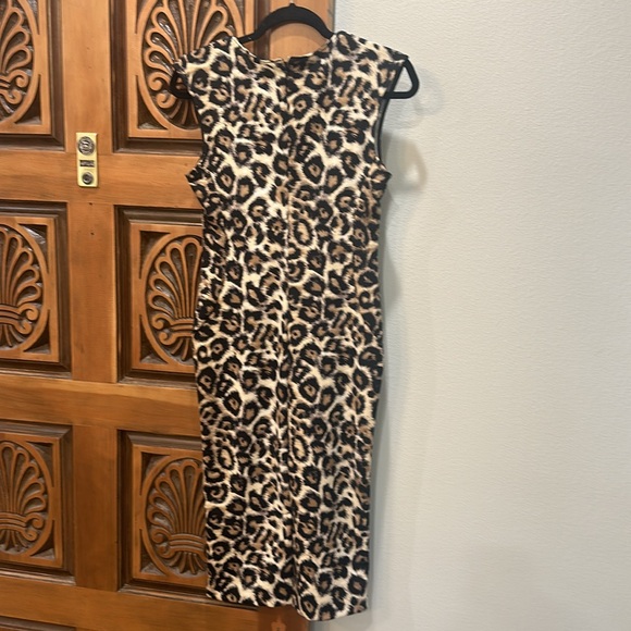 Leopard Print Dress - Picture 2 of 7